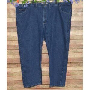 Wrangler Authentics Men's Denim Straight Leg Blue Jeans Big & Tall 56X30 Cotton